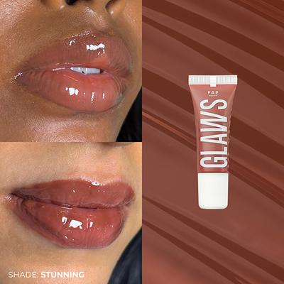 FAE Beauty Mini Peptide Lip Gloss Trio - Festive Edition, Shades - Stunning, Slaying, Popping 15 ml - Lip Glosses