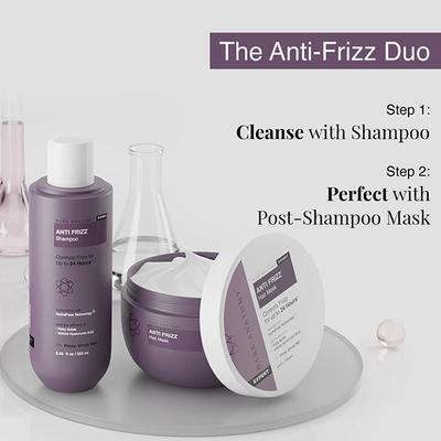 Bare Anatomy Anti Frizz Shampoo + Hair Mask Kit (250ml + 250gm) 1's - Shampoos