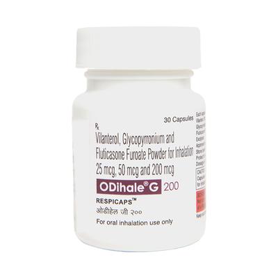 ODIHALE G 200 Respicap 30's - Asthma/COPD-Ast