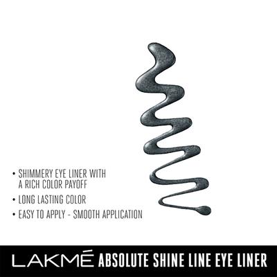 Lakme Unreal Precision Liquid Eye Liner, Steel Grey, 4.5ml - Eyeliners