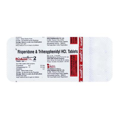 RISKON PLUS 2 Tablet 10's - Schizophrenia-Aps