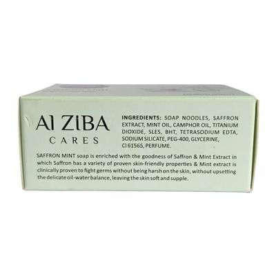 Alziba Cares Soap - Saffron Mint 100 g - Soaps