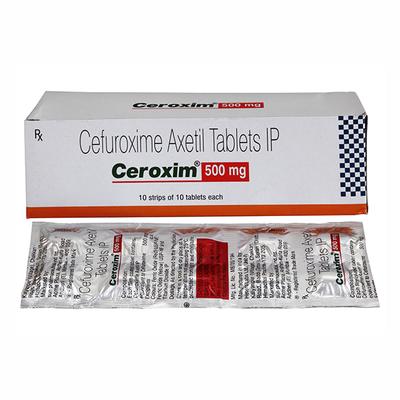 Ceroxim 500mg Tablet 10'S - Bacterial Infections-Cep