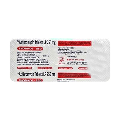 Skomyce 250mg Tablet 6'S - Bacterial Infections-Mac