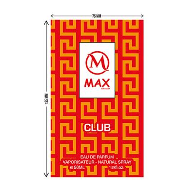 Max Collection CLUB Eau de Parfum 50 ml - Men Perfumes (Edt/Edp)