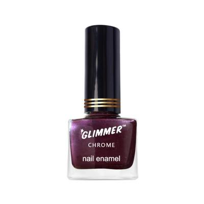 Glimmer Nail Enamel Aubergine 9 ml - Nail Polish