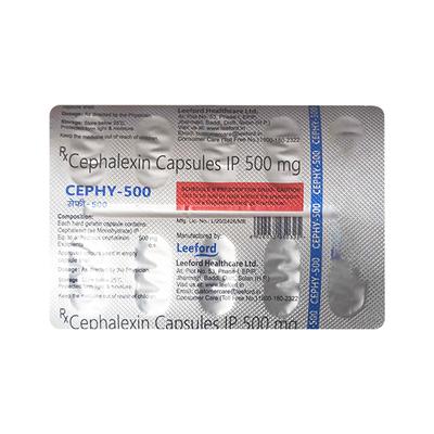 CEPHY 500 Capsule 10's - Bacterial Infections-Cep