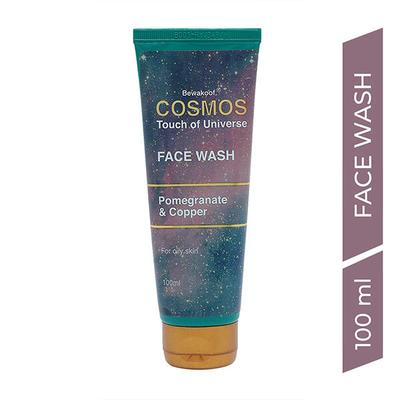Cosmos by Bewakoof Oil-Free Face Wash Powered By Pomegranate & Copper 100 ml - Scrubs & Exfoliants