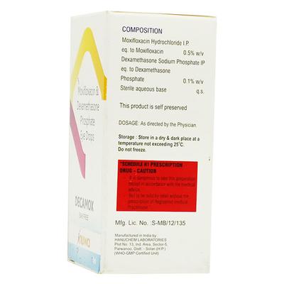 DECAMOX Eye Drops 5ml - Eye Infections-Eaa