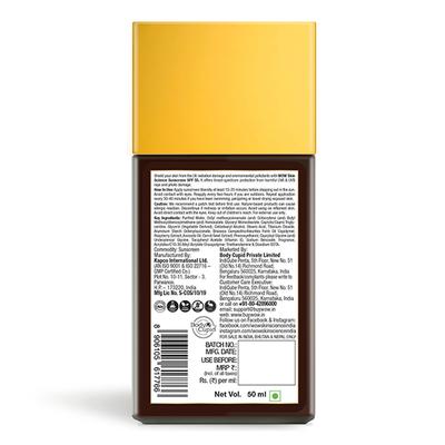 WOW Skin Science Sunscreen Matte Finish - SPF 55 Pa+++ - Very High Broad Spectrum 50 ml - Body Sunscreen