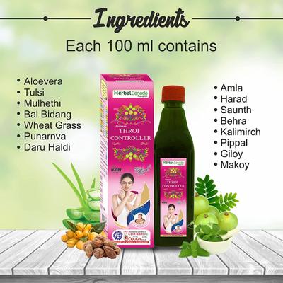 Herbal Canada Premium Thyroid Controller 500 ml - Ayurvedic Juices