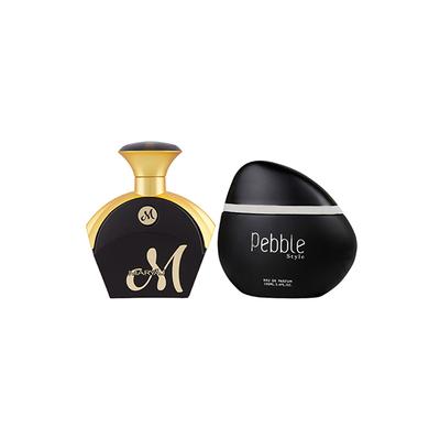 Maryaj M For Her EDP Fruity Floral Perfume And Maryaj Pebble Style EDP Spicy Woody Perfume 190 ml - Perfumes (Edt/Edp)