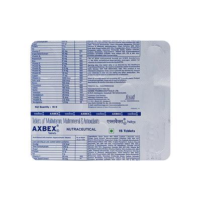 Axbex Tablet 15'S - Supplements-Vam
