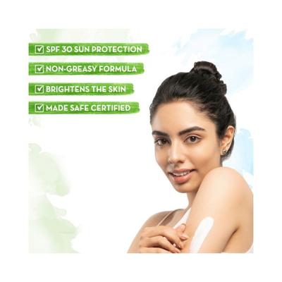 Mamaearth Ubtan Sunscreen Body Lotion SPF 30 with Turmeric & Saffron for Glowing Skin 300 ml - Body Sunscreen