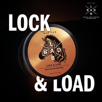 Bad Lab Lock & Load Solid Texture Hair Wax 120 gm - Hair Waxes
