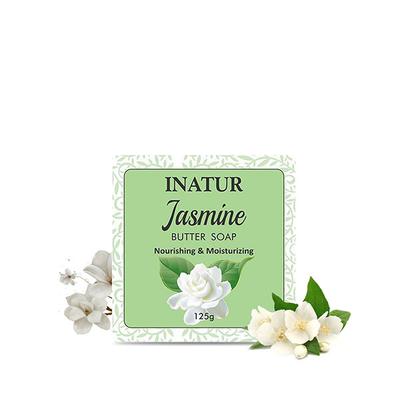 Inatur Butter Soap Bar - Jasmine 125 gm - Soaps