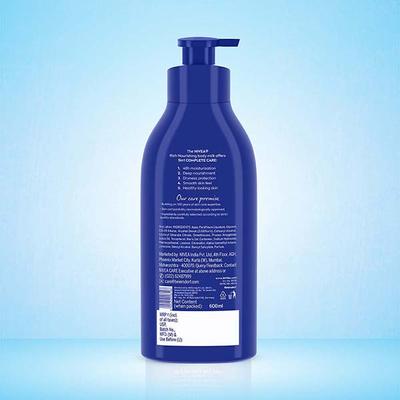 Nivea 72 Hour Nurishing Body Milk Intense Moisture Lotion for Dry to Very Dry Skin 600 ml - Lotions & Creams