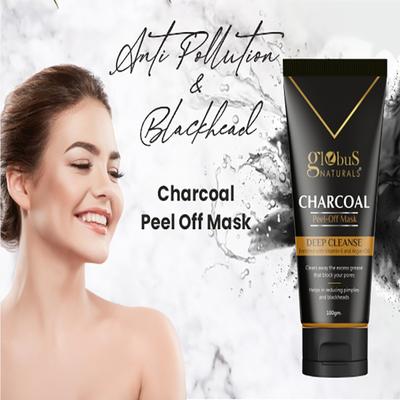 Globus Naturals Anti Acne & Oil Control Peel Off Mask Combo for Women 100gm each 2's - Masks & Peels