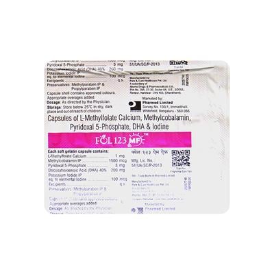 FOL 123 MF Capsule 10'S - Supplements-Vam