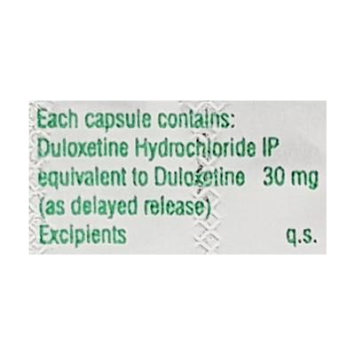 Dulane 30mg Capsule 10'S - Depression-Ant