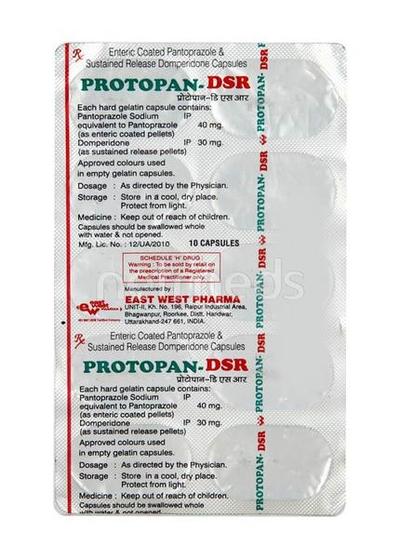 Protopan DSR Capsule 10'S - Ulcer/Reflux/Flatulence-Aaa