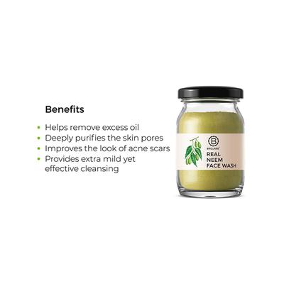 Brillare Real Neem Face Wash For Acne Prone Skin 45 gm - Face Wash & Cleansers