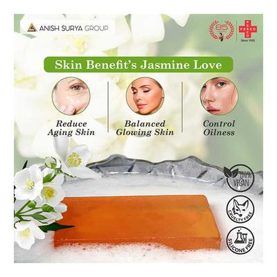 Kesh Nikhar Soap - Jasmine Love (Pack of 4 x 125 gm) - Soaps