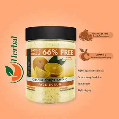 Berina Go Glow By Berina Orange & Vitamin E Face Scrub 500 ml - Scrubs & Exfoliants