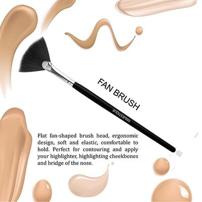 Majestique Brushes Fan Mask Brush For Face 1's - Face Brush