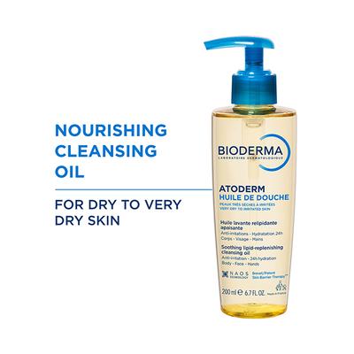 Bioderma Atoderm Huile de douche Cleansing Oil 200 ml - Essential Oils