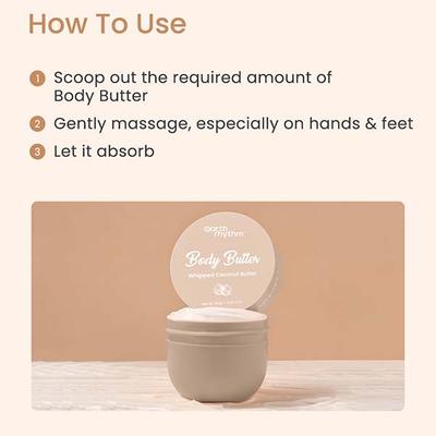 Earth Rhythm Coconut Body Butter 150 gm - Body Butter