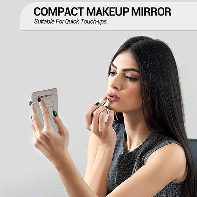 Majestique Compact Mirror, Classic Canvas Texture 1X/2X Magnification 1's - Others