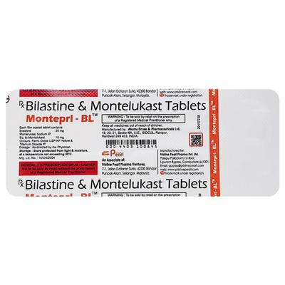 MONTEPRL BL Tablet 10's - Allergies-Ant