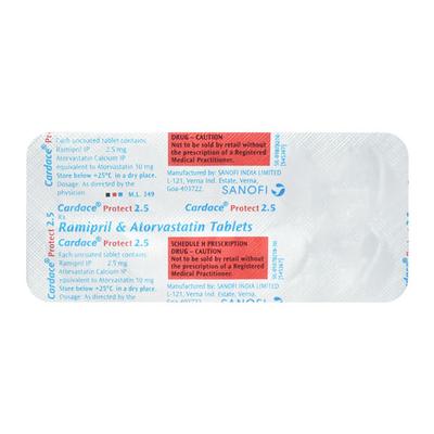 Cardace Protect 2.5mg Tablet 10'S - Hypertension-ACE