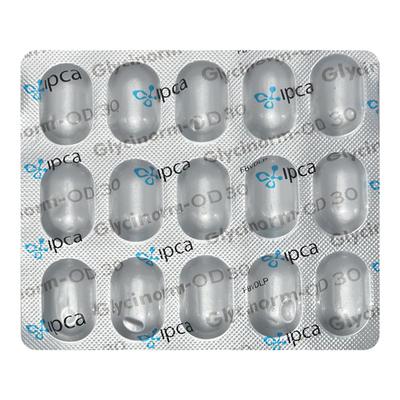 GLYCINORM OD 30 Tablet 15's - Diabetes-Ant