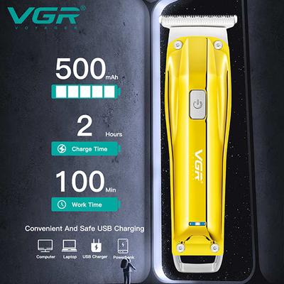 VGR V-955 Trimmer 100 min Runtime 3 Length Settings (Gold) 1's - Trimmers