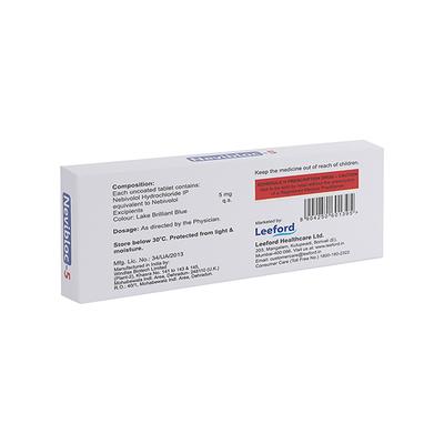 NEVIBLOC 5 Tablet 10's - Hypertension-Bet