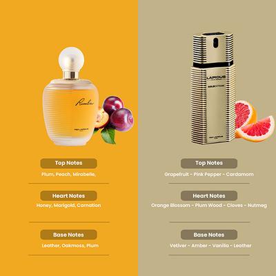 Ted Lapidus Rumba 100ml + Homme Gold Extreme 100ml Eau De Toilette 2's - Perfumes (Edt/Edp)