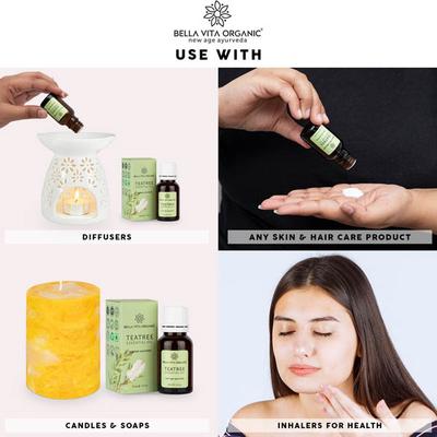 Bella Vita Organic Tea Tree Essential Oil 15 ml - Massage Oils