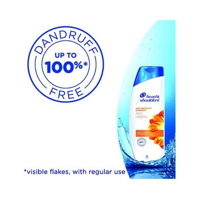 Head & Shoulders Anti-Hairfall Anti-Dandruff Shampoo For Women & Men 180 ml - Shampoos
