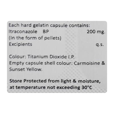 ITRAZLEM 200 Capsule 10's - Fungal Infections-Anf