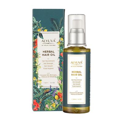 Alyuva Herb Enriched 100% Natural Hair Oil 100 ml - Hair Oils