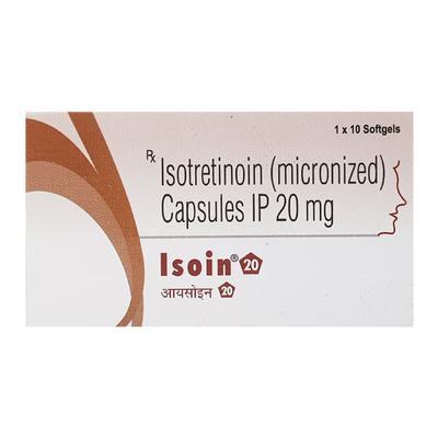 Isoin 20mg Capsule 10'S - Acne-Acn