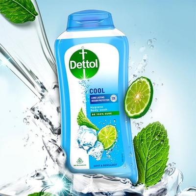 Dettol Long Lasting Hygiene Body Wash - Cool 250 ml - Shower Gels & Body Wash