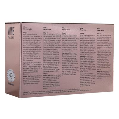 Fashion Colour Wine Facial Kit 200 gm - Facial Kits