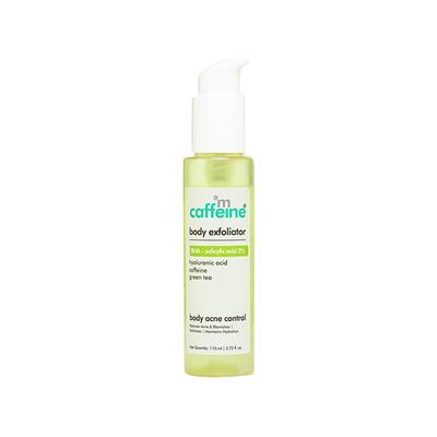 Mcaffeine Body Exfoliator With Bha Salicylic Acid- 2% & Green Tea 110 ml - Scrubs & Exfoliants