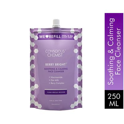 Conscious Chemist Face Cleanser Super Refill Pack 250ml - Face Wash & Cleansers