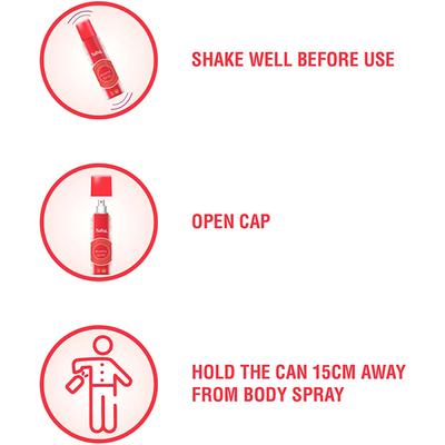 Saba Playful No Alcohol Deodorant Body Spray for Women 150 ml - Women Deodorants/Roll-Ons