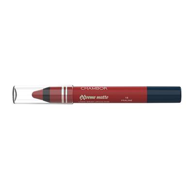 Chambor Extreme Matte Long Wear Lip Colour Make up Les Meringues Collection - Praline, 18 2.8 gm - Lip Crayons