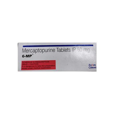 6 MP 50mg Tablet 10'S - Cancer Oncology-Cyt